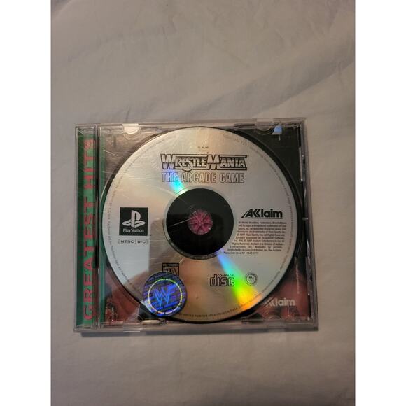 WWF WrestleMania: The Arcade Game (Sony PlayStation 1, 1995) No Manual Tested